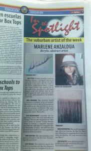 Artist Marlene Anzaldua Is Artist Of The Week